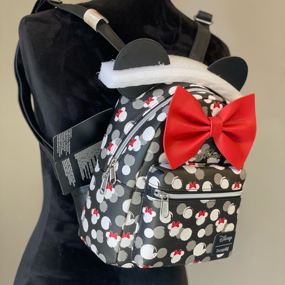 Minnie Mouse Loungefly Backpack - Picture 4 of 4